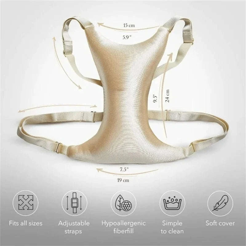 Chest Wrinkle Prevention Pillow for Side Sleeping Support-jin1 / China Mainland