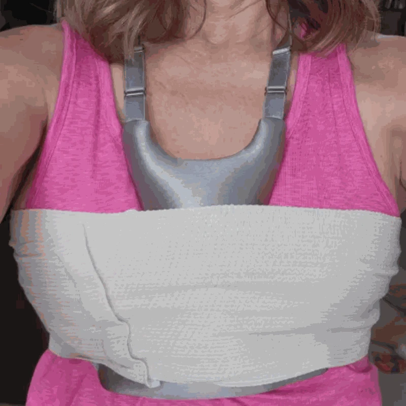 Chest Wrinkle Prevention Pillow for Side Sleeping Support-jin1 / China Mainland