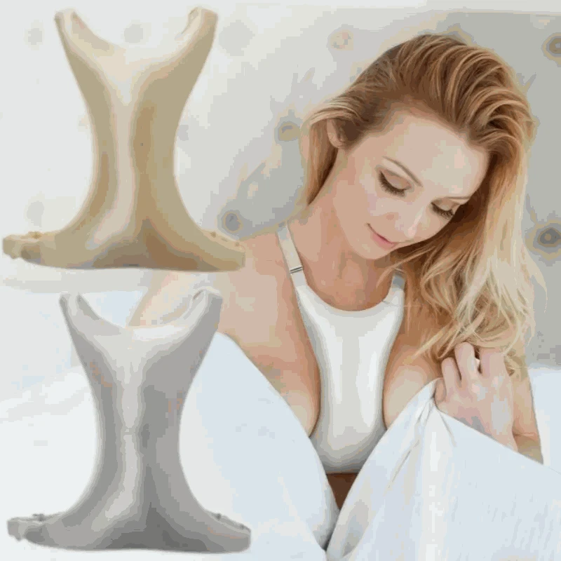 Chest Wrinkle Prevention Pillow for Side Sleeping Support-jin1 / China Mainland