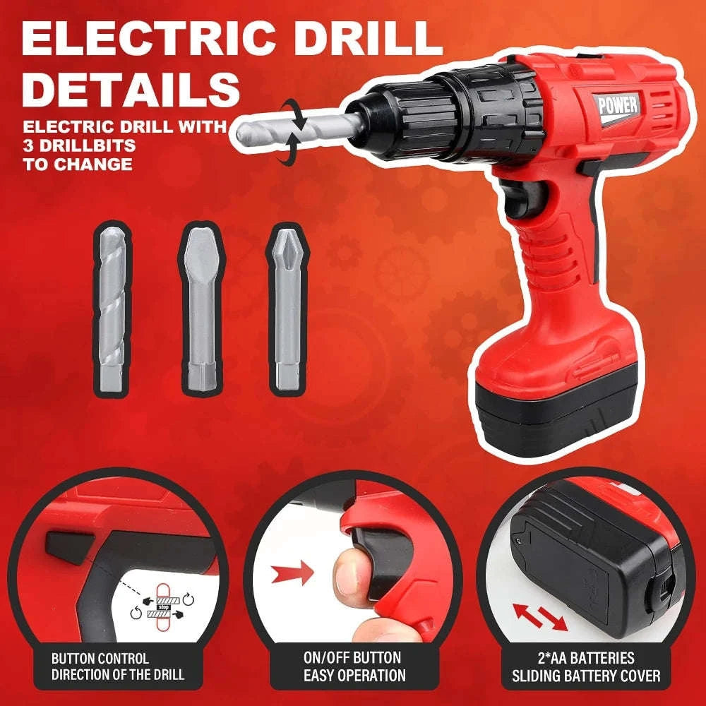 Children's Electric Tool Set for Kids-chainsaw