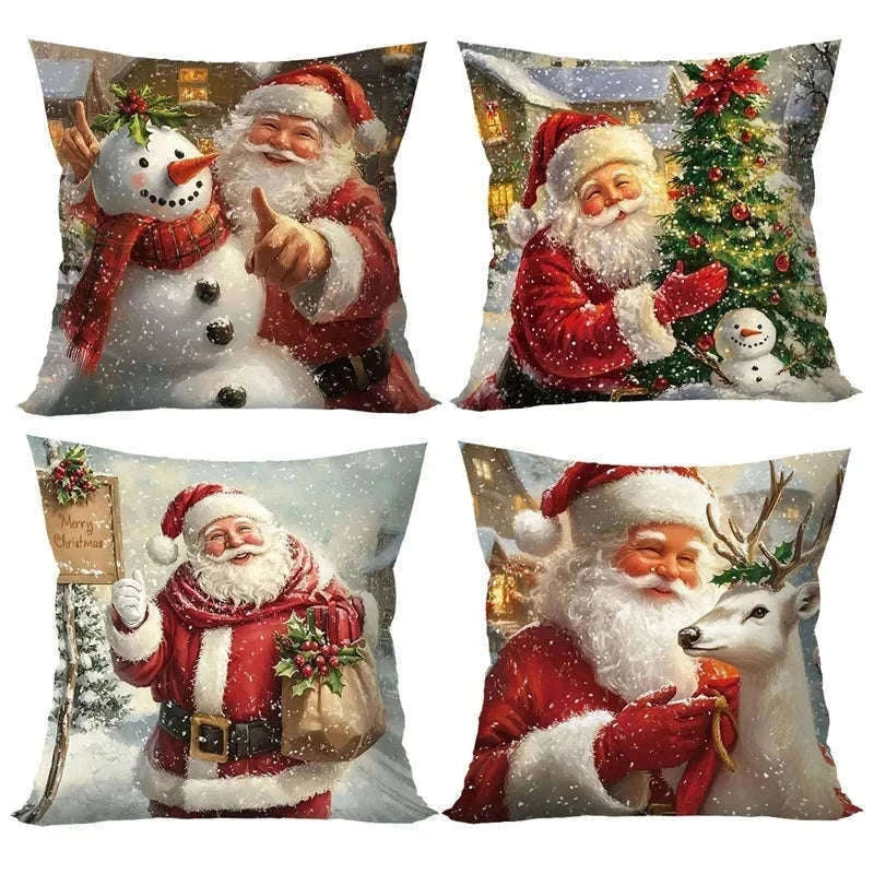 Christmas Decorative Pillow Covers for Sofa-08-1pc