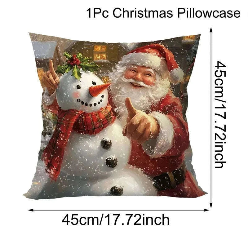 Christmas Decorative Pillow Covers for Sofa-08-1pc