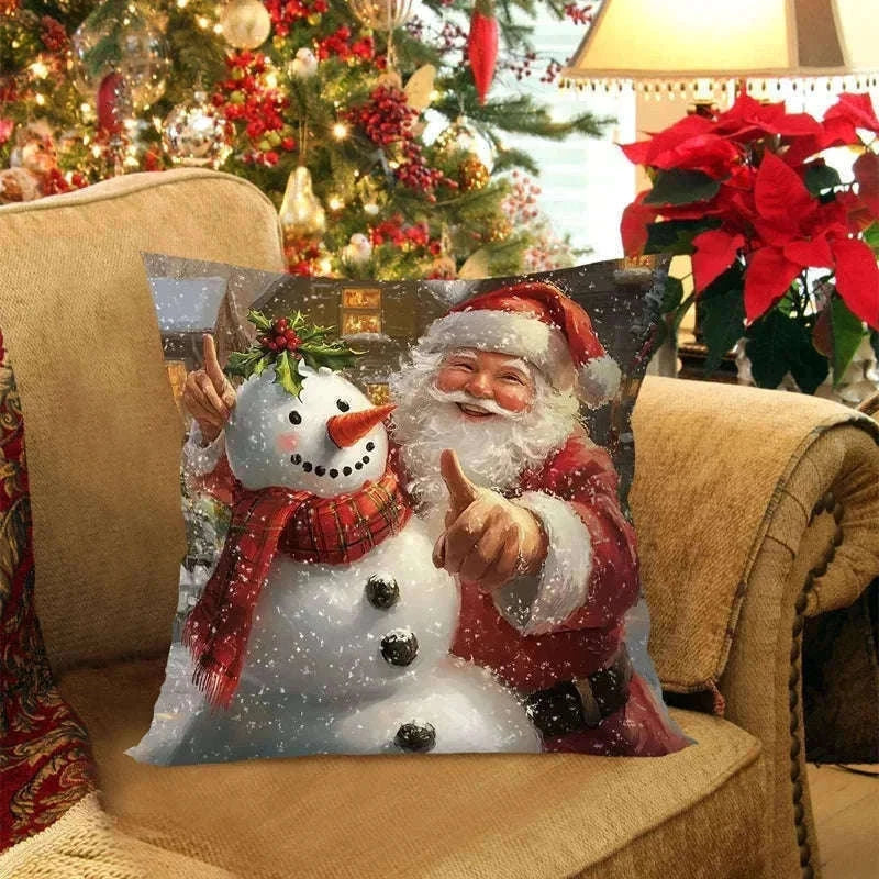 Christmas Decorative Pillow Covers for Sofa-08-1pc