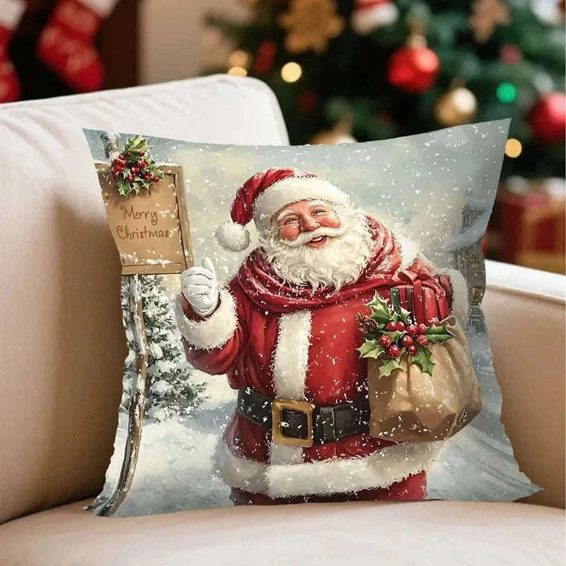 Christmas Decorative Pillow Covers for Sofa-08-1pc