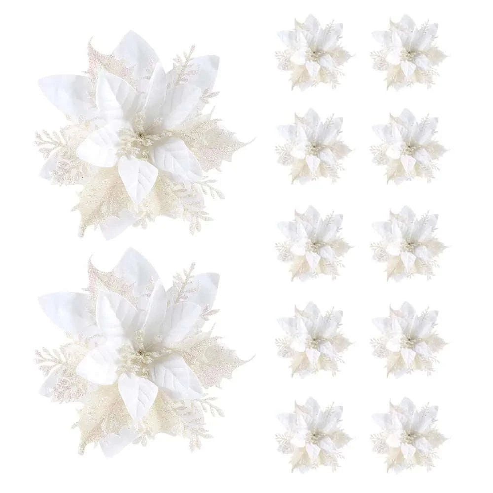 Christmas Flower Ornaments-Pink / 20Pcs