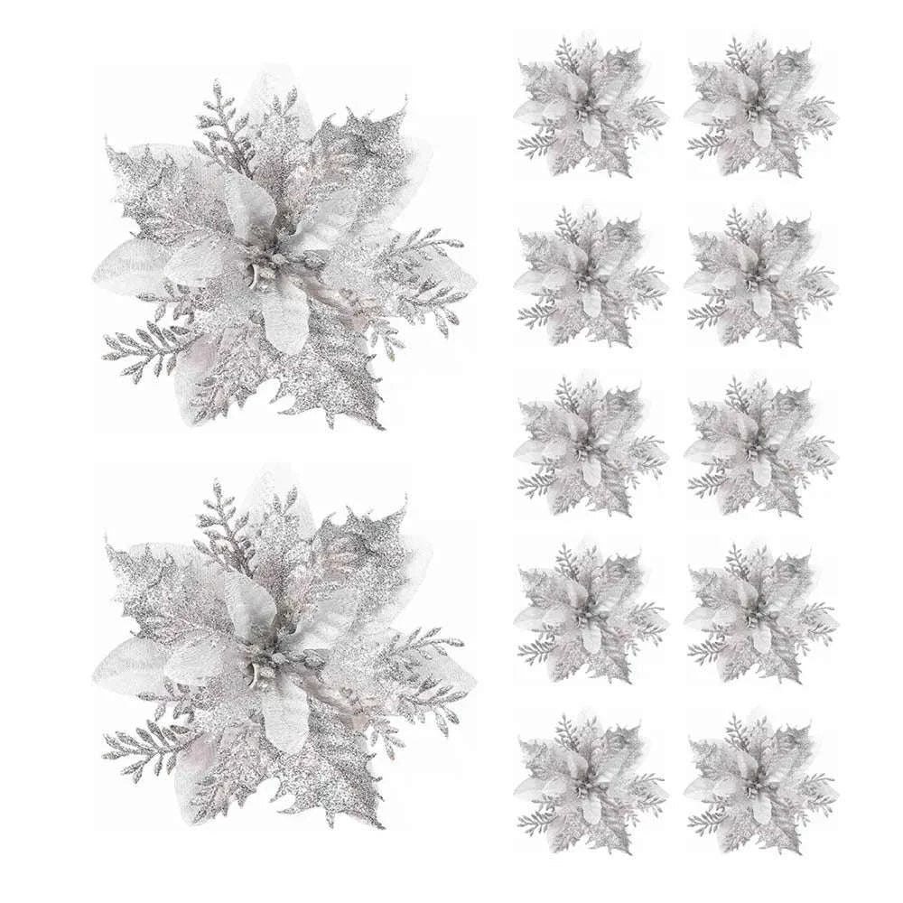 Christmas Flower Ornaments-Pink / 20Pcs