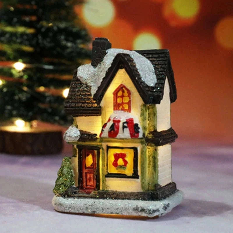 Christmas House Light Decor for a Warm Holiday Glow-J / with AG battery