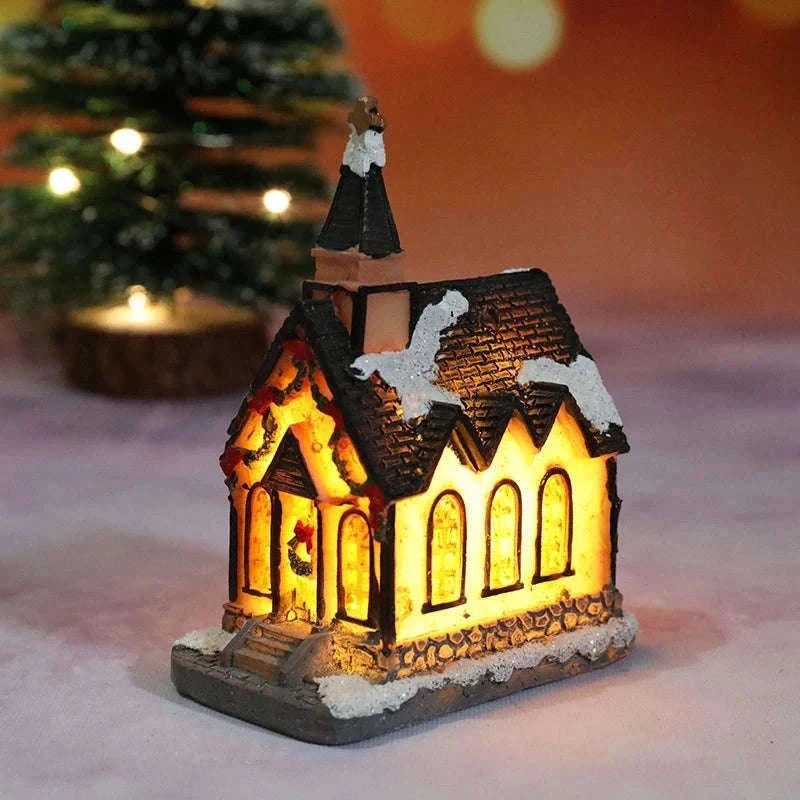 Christmas House Light Decor for a Warm Holiday Glow-J / with AG battery