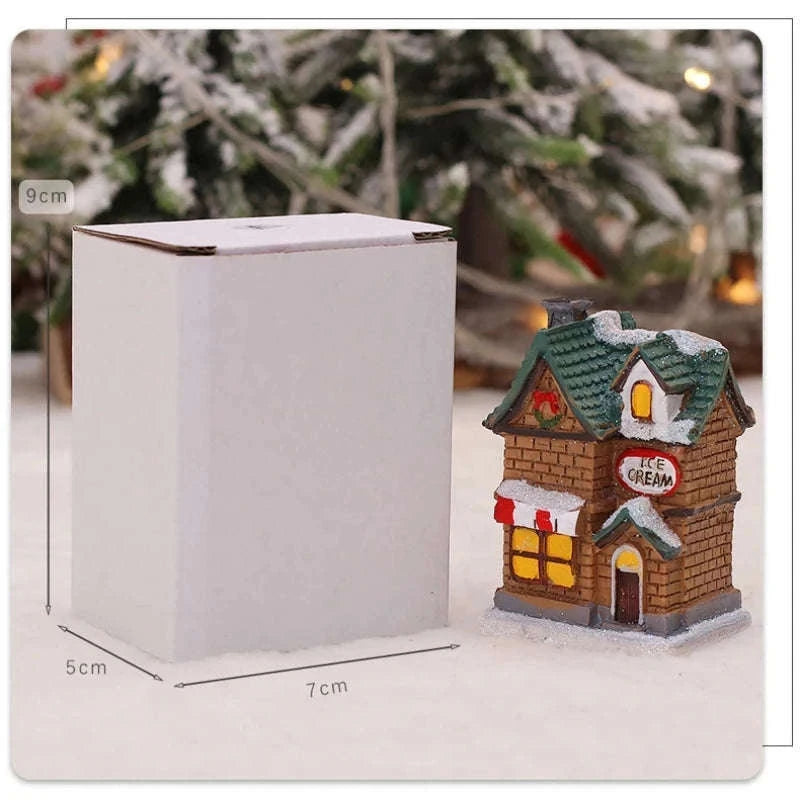 Christmas House Light Decor for a Warm Holiday Glow-J / with AG battery