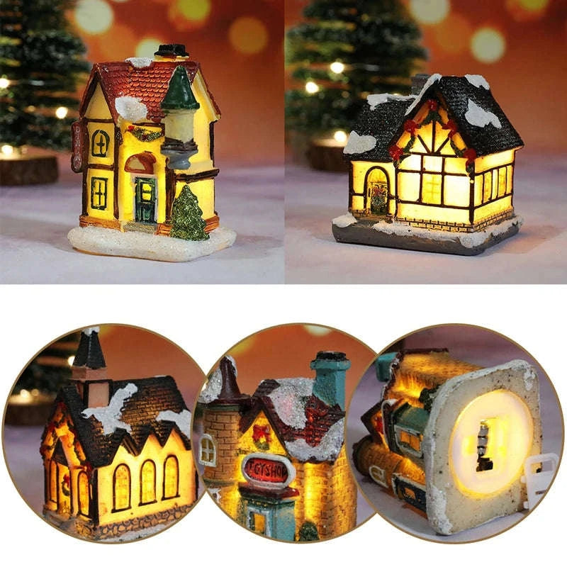 Christmas House Light Decor-J / with AG battery