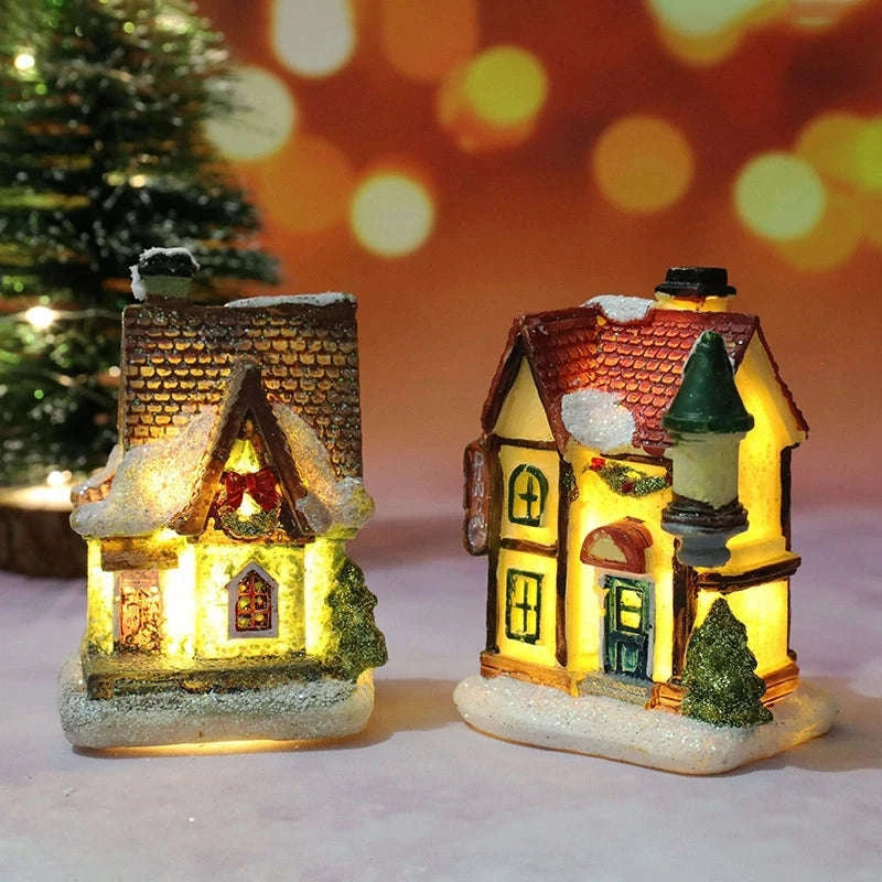Christmas House Light Decor-J / with AG battery