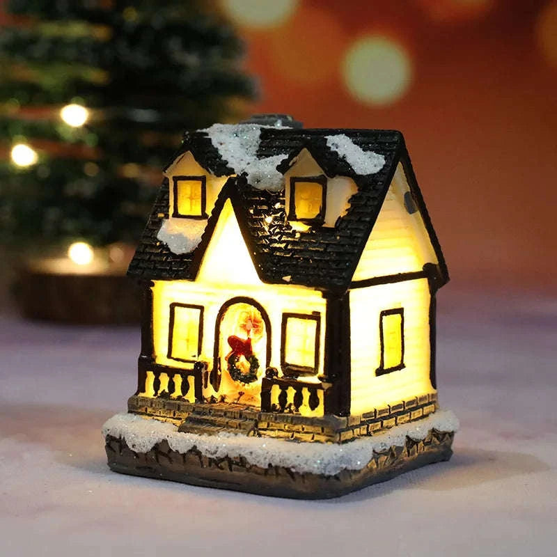 Christmas House Light Decor-J / with AG battery