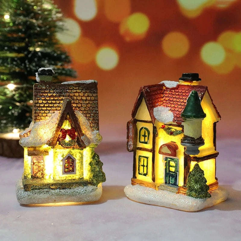 Christmas House Light Decor-J / with AG battery