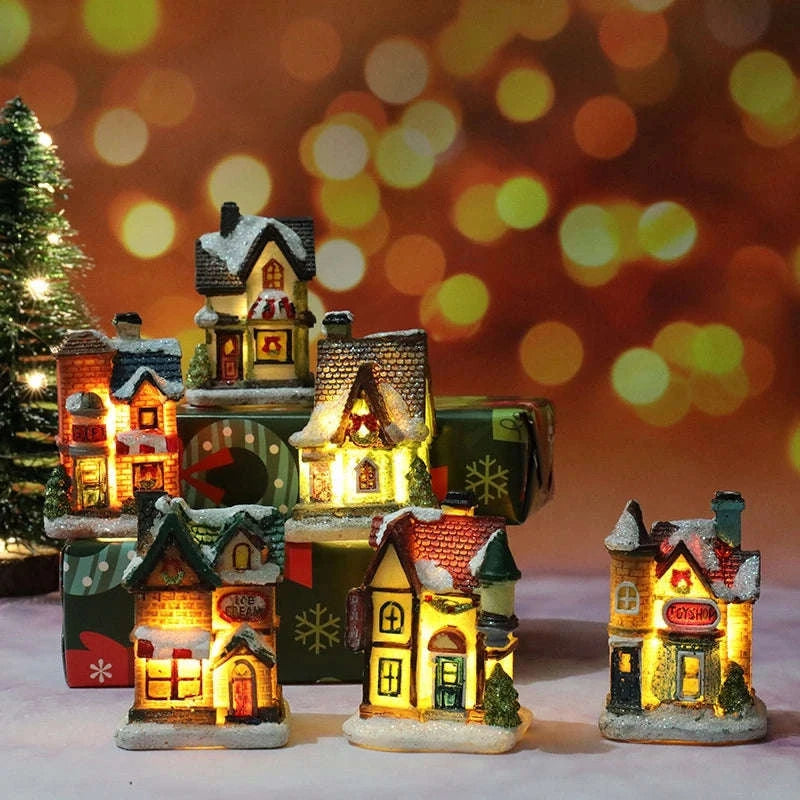 Christmas House Light Decor-J / with AG battery