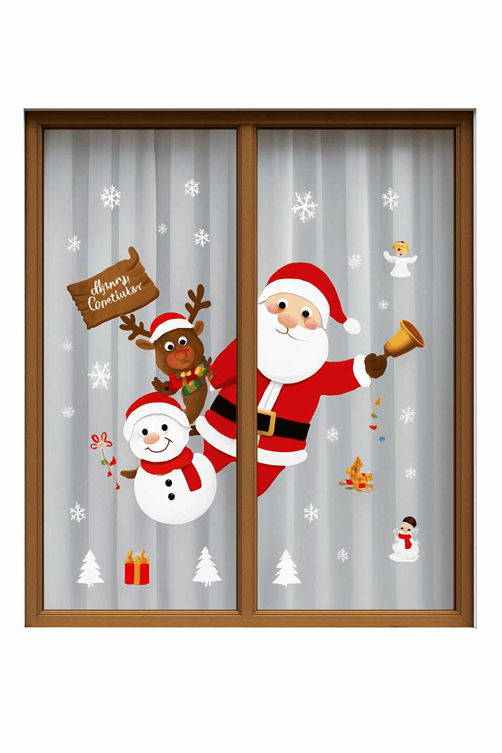 Christmas Window Stickers for Festive Home Decoration-5 / as the picture shows