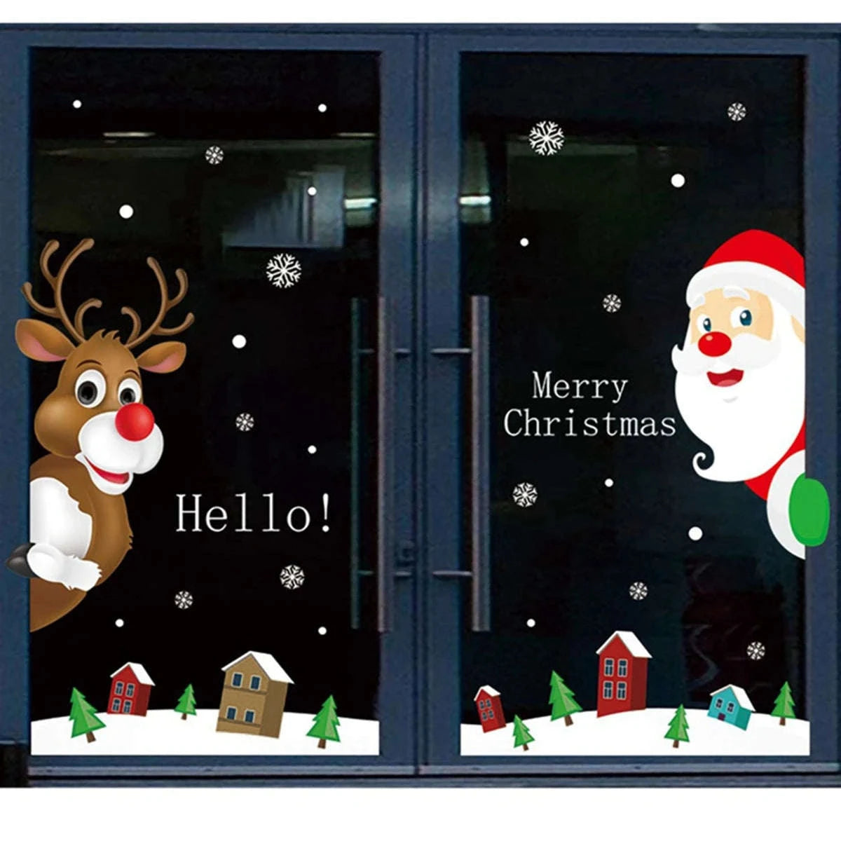 Christmas Window Stickers for Home Decoration-5 / as the picture shows