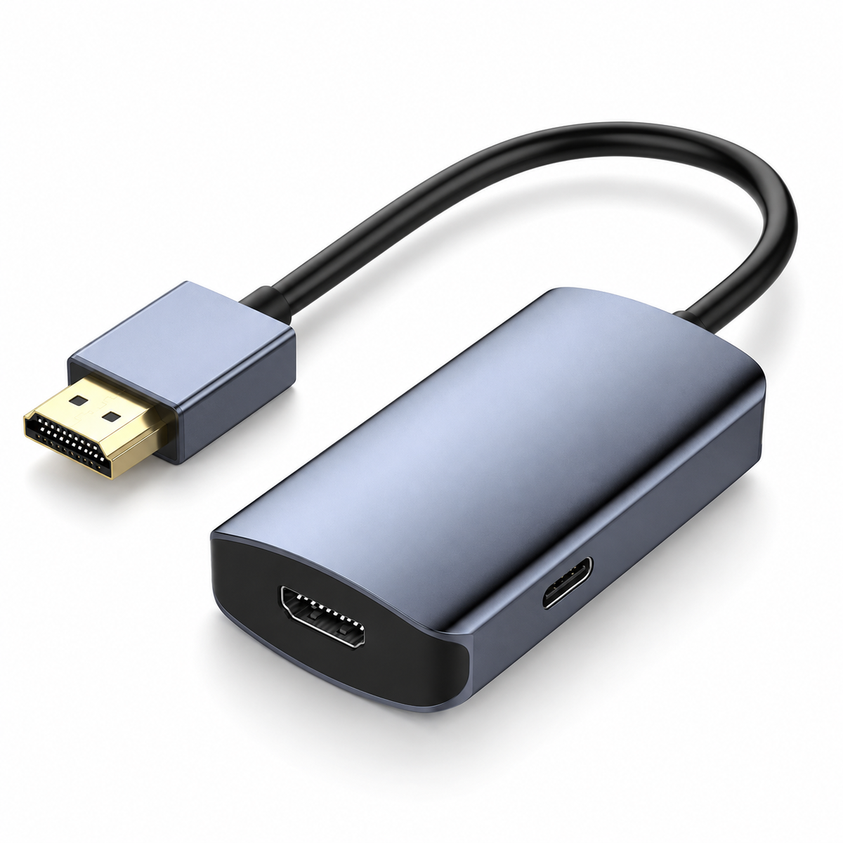 HDMI to USB-C Display Adapter with Power Input