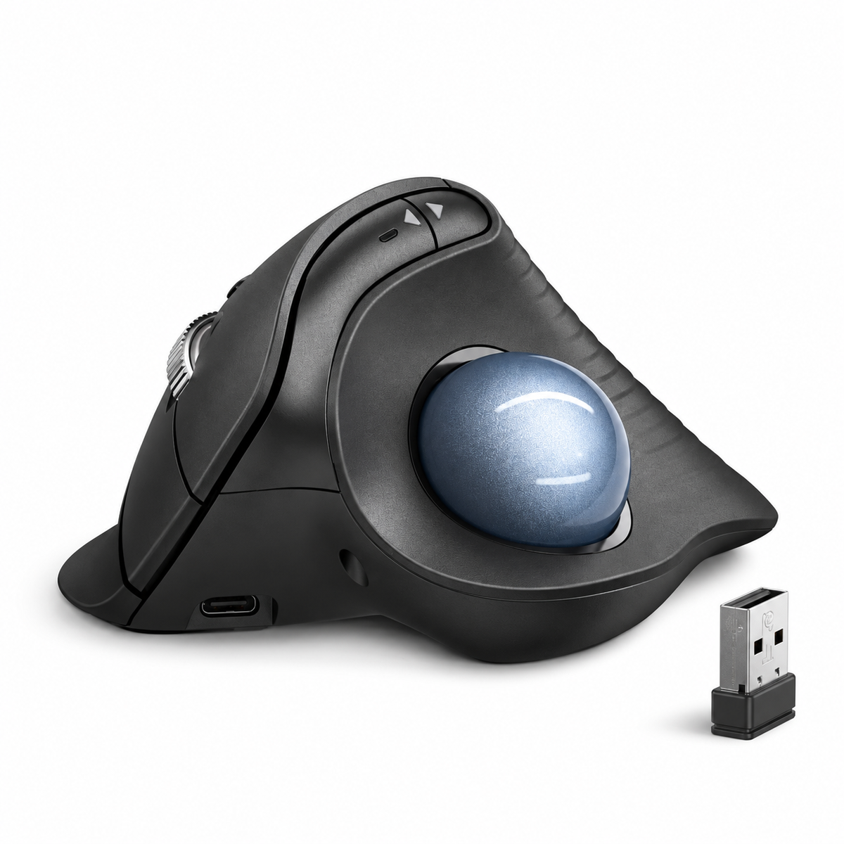 Rechargeable Wireless Vertical Trackball Mouse