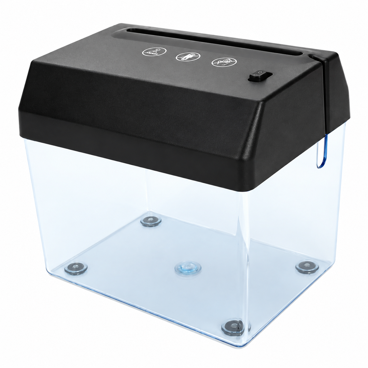 Mini Portable Strip-Cut Paper Shredder