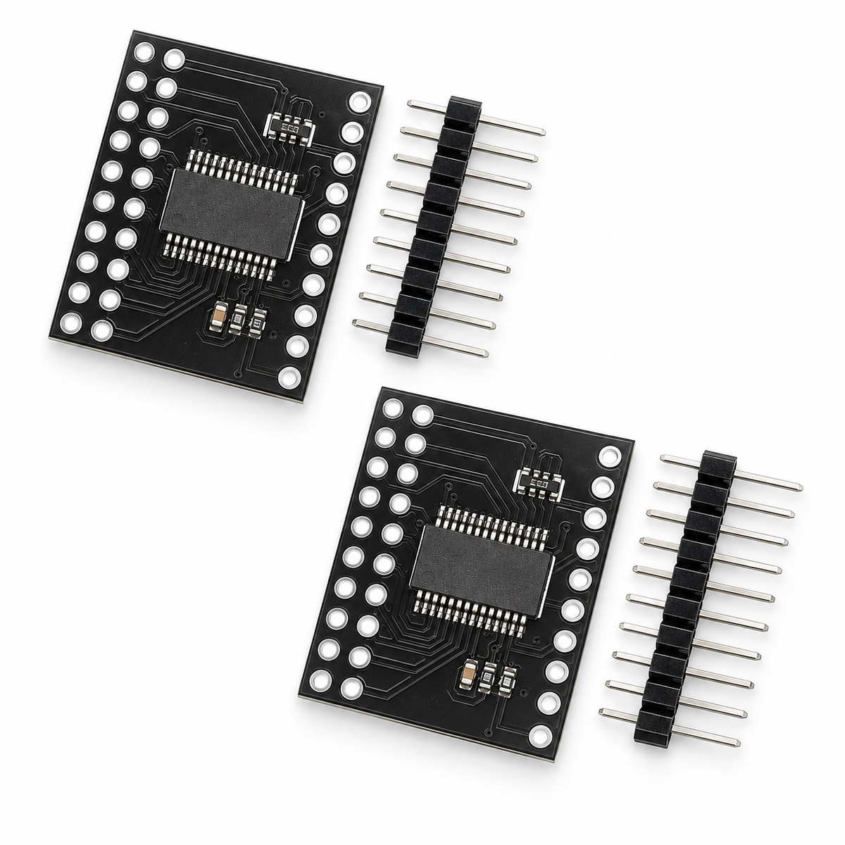 Two MCP23017 I2C I/O Expander Modules