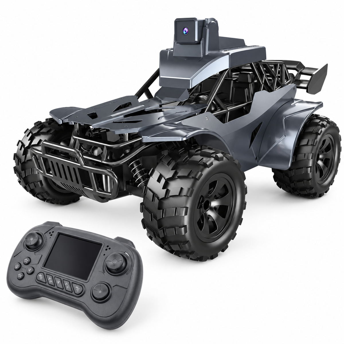 2.4G FPV Camera RC Car LCD Remote Real Time Transmission High Speed Off Road Racing Car Voice Chat Toy For Kids Adults
