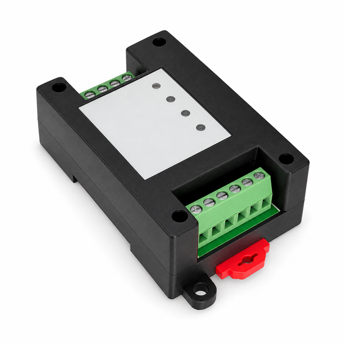 Industrial Isolated RS485 Hub Dual Master 2-IN 1-OUT 1500V Isolation 600W Surge 115200bps Buffer Multi-Host Modbus LED Indicator