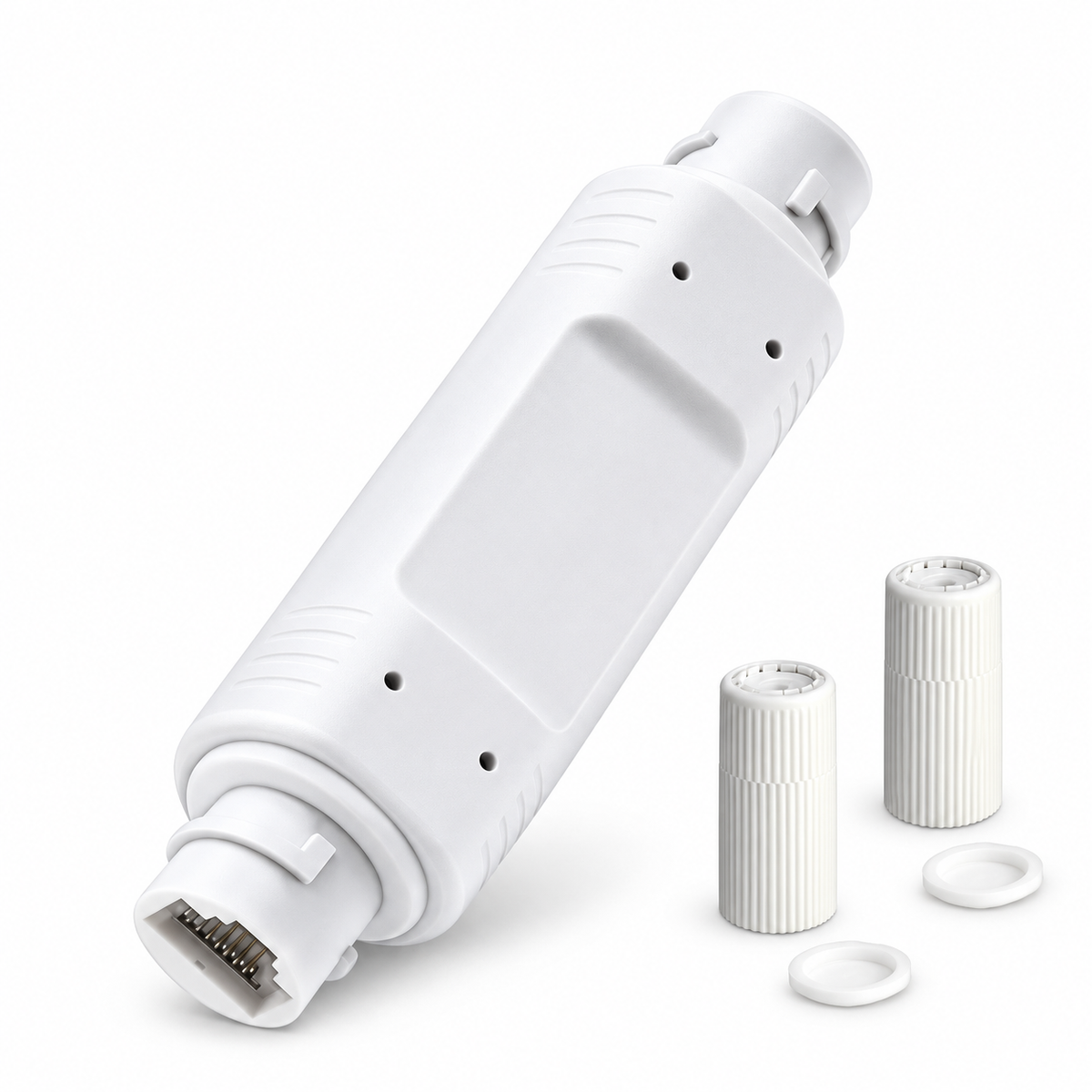 POE Extender/Repeater Waterproof Extension POE injector Adapter IEEE802.3at/af Plug&Play for PoE Switch NVR IP Camera