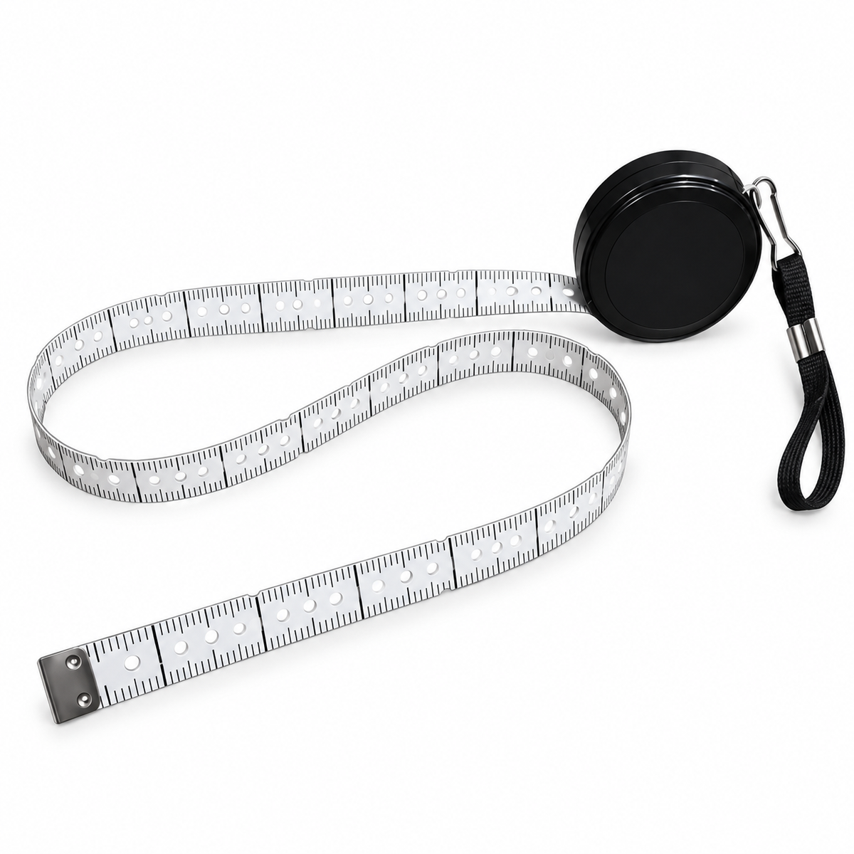 Braille Measure Tape 2 Meters with Hole Indentation for the Blind Visually Impaired People Portable Touch Indentation Ruler 2M