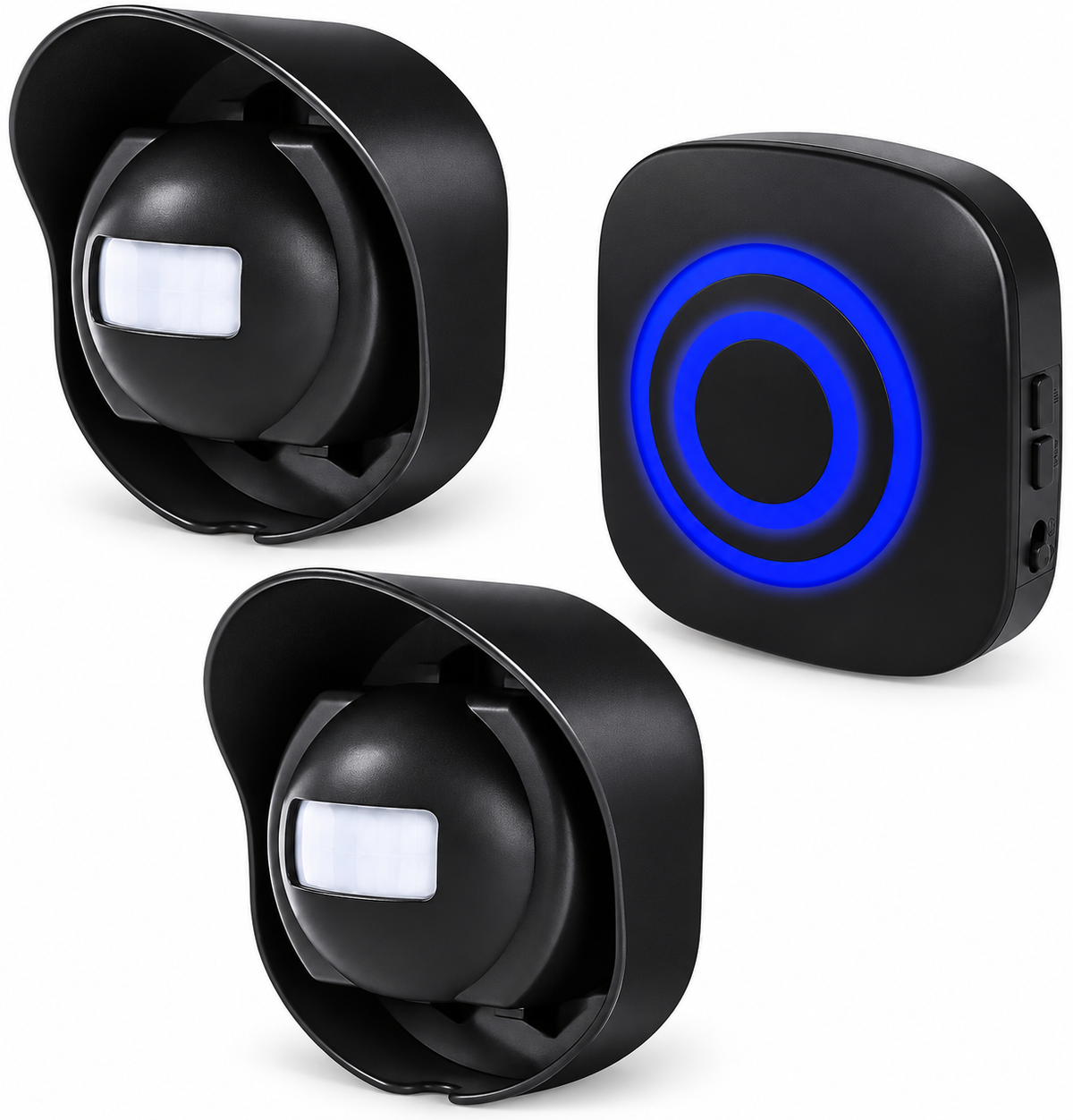 Wireless PIR Motion Alarm with Plug-In Receiver
