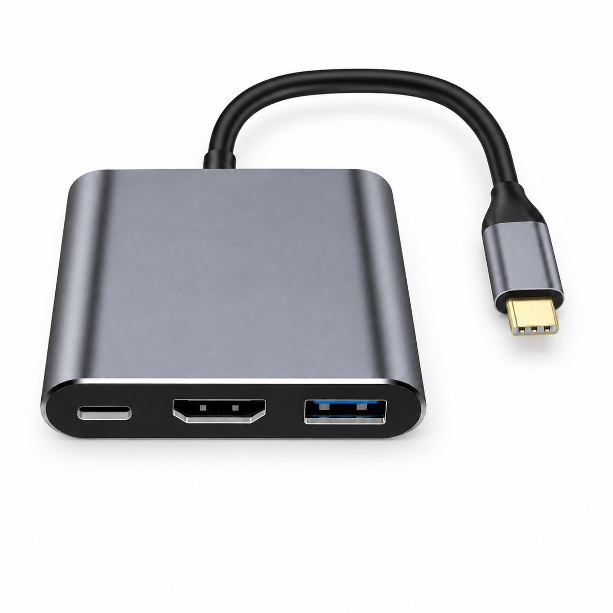 3-in-1 USB-C Hub:type-c 3in 1 PD100W+HDMI(4K/30Hz)+USB3.0