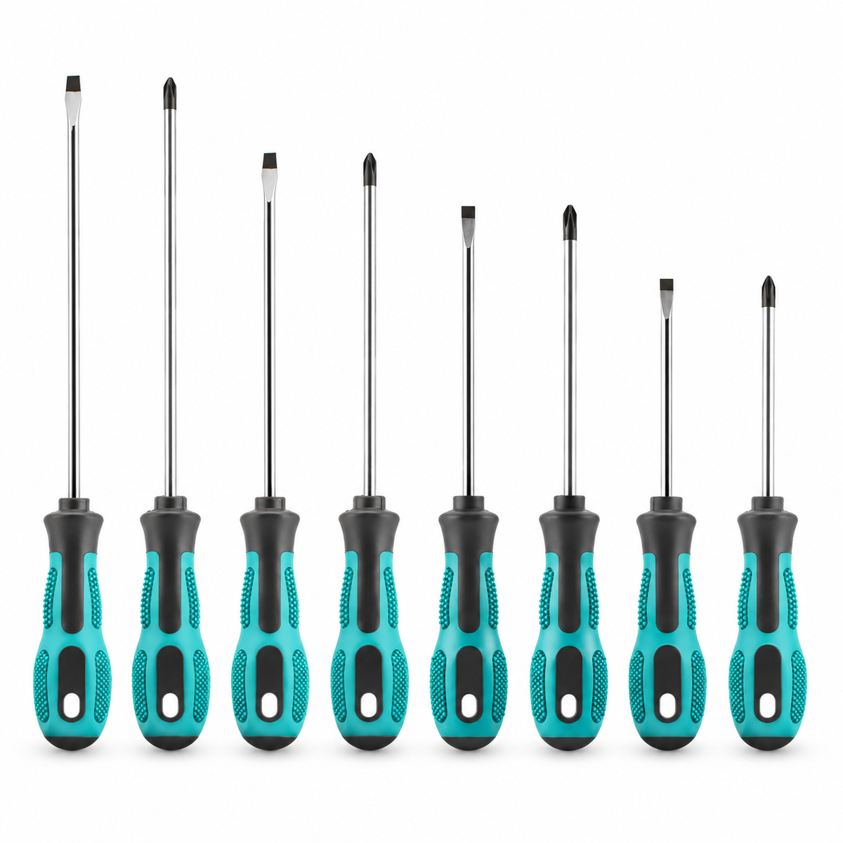 4PCS Multipurpose Handle Screwdrivers Set Electrician Insulated Security Repair Hand Tools Cross/Straight Type Screw Driver