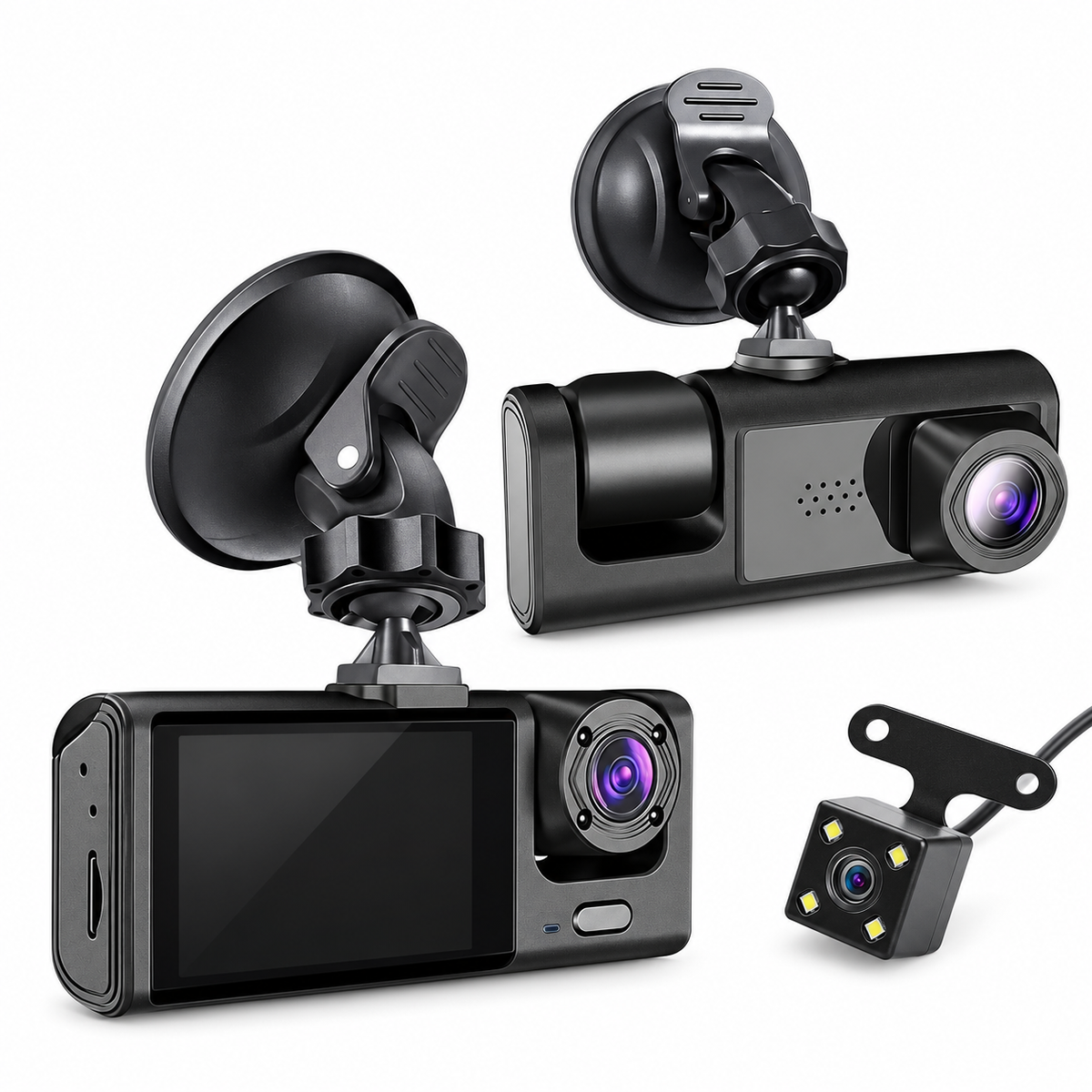 1080P Dual camera Dash Cam for cars,Front And Inside,car camera with IR Night Vision,Loop Recording,wide angle Car DVR Came