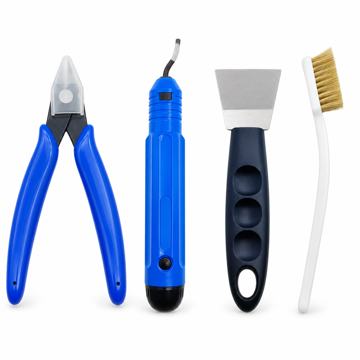3D Printing Tools, Various Types of 3D Printer Tools, Scissors, Cleaning Needles, Tweezers, Pliers, Deburring Kits, Practical