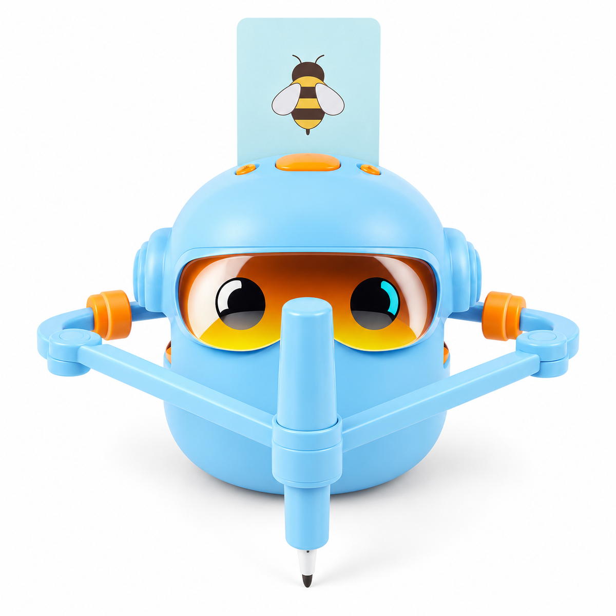 Kids Drawing Robot Interactive Educational Auto Drawing Robot with 100 Cards for Boys Girls Preschool Learning