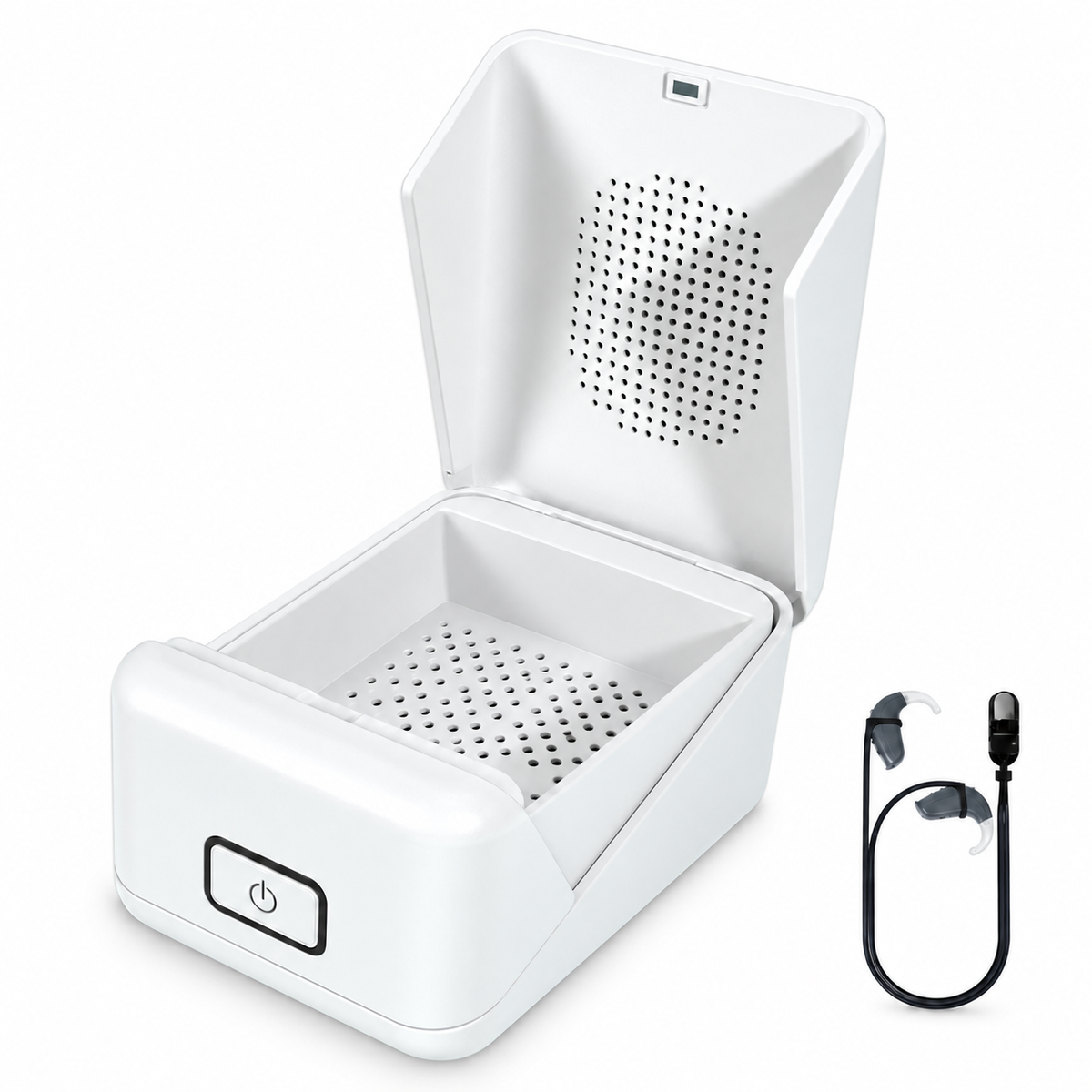 Dryer for Hearing Aid Electronic Dehumidifier Removes Sweat & Moisture Efficiently
