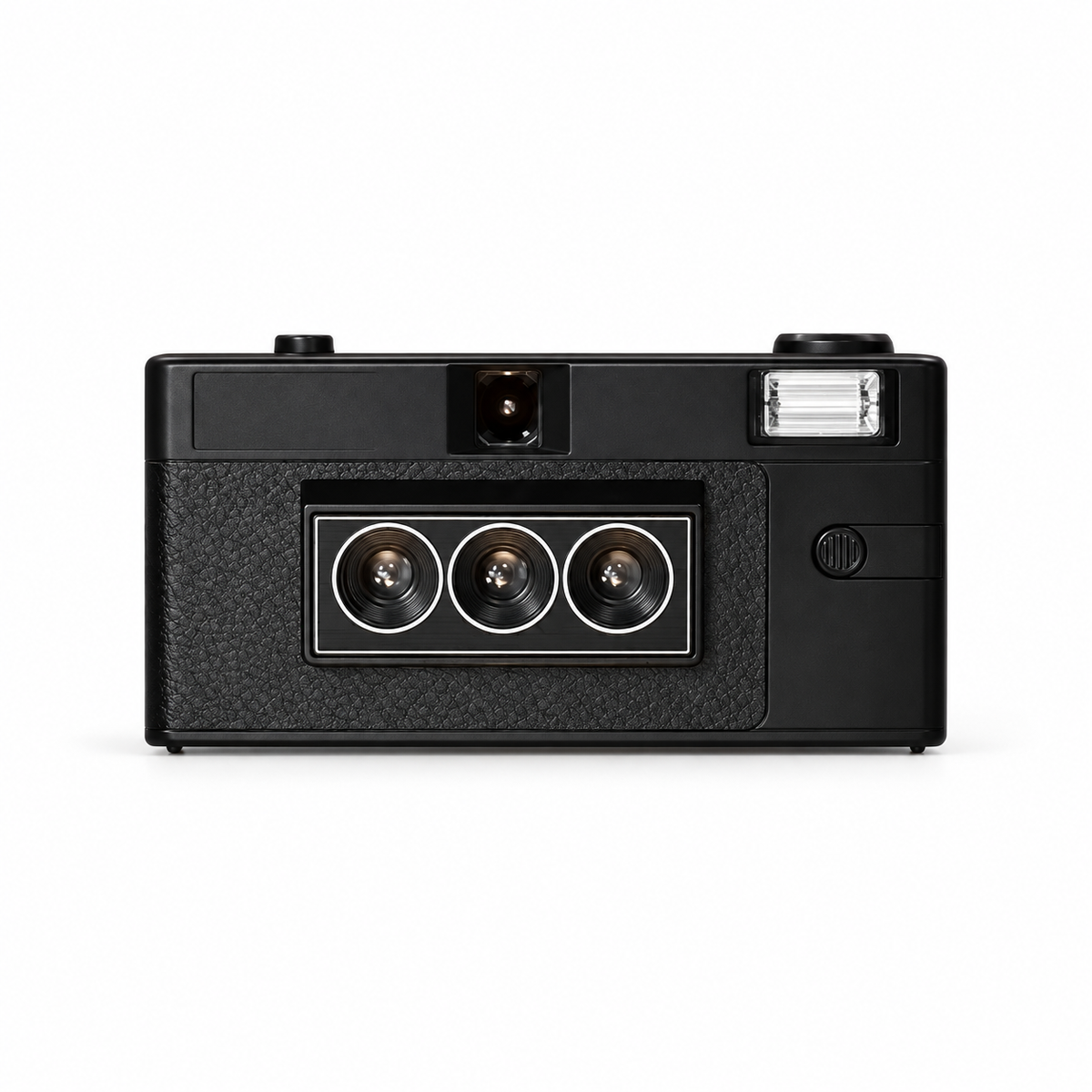 RETO 3D Film Camera 135 Film Reto3d Stereoscopic Point-and-Shoot Camera with Flash Non-disposable Film Camera