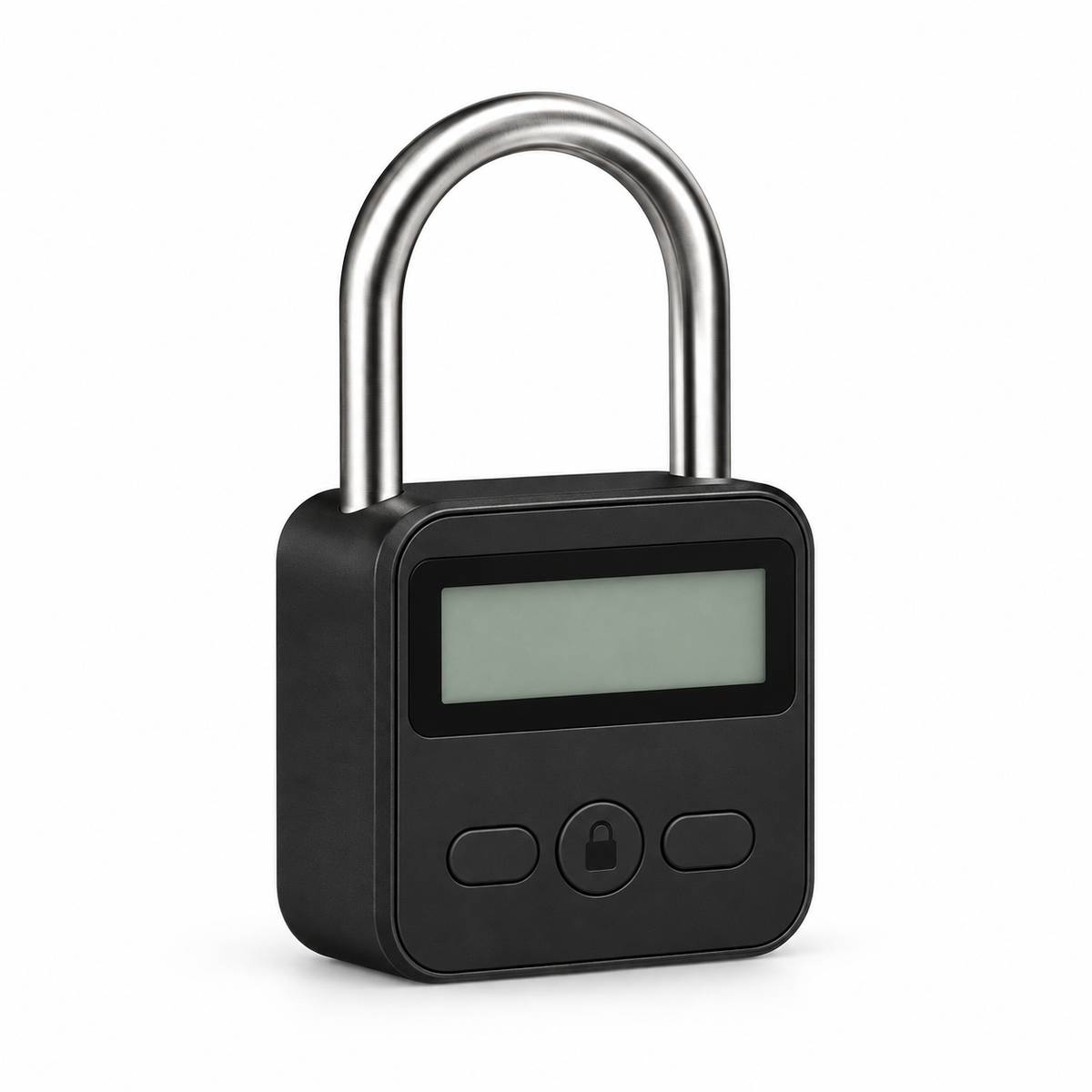 Smart Time Lock LCD Display Time Lock Multifunction Travel Electronic Timer, Waterproof USB Rechargeable Temporary Timer Padlock