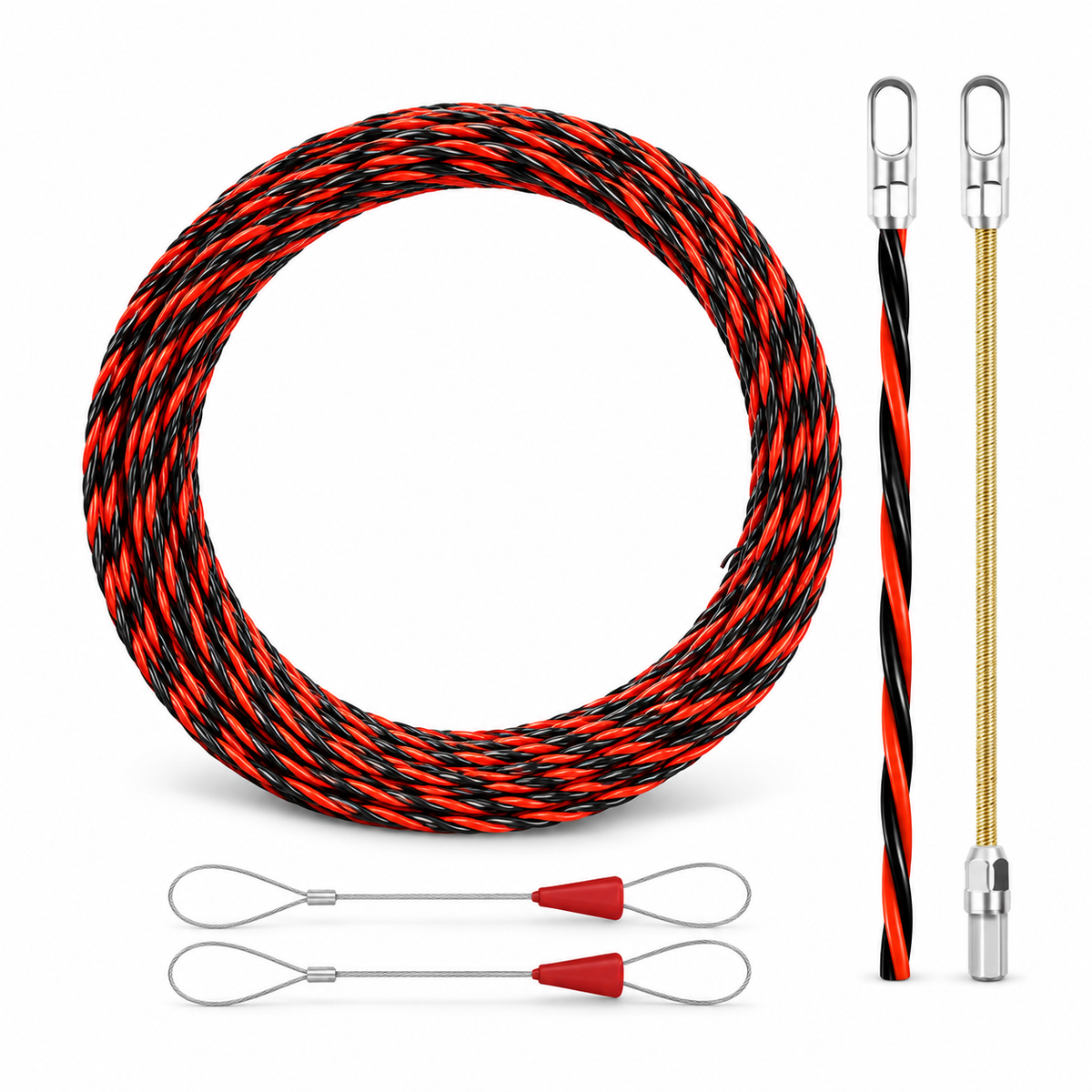 Electrician Threading Device 5/10/15/20/25/30/50M Cable Wire Threader Puller Lead Device Construction Electrician Hand Tools