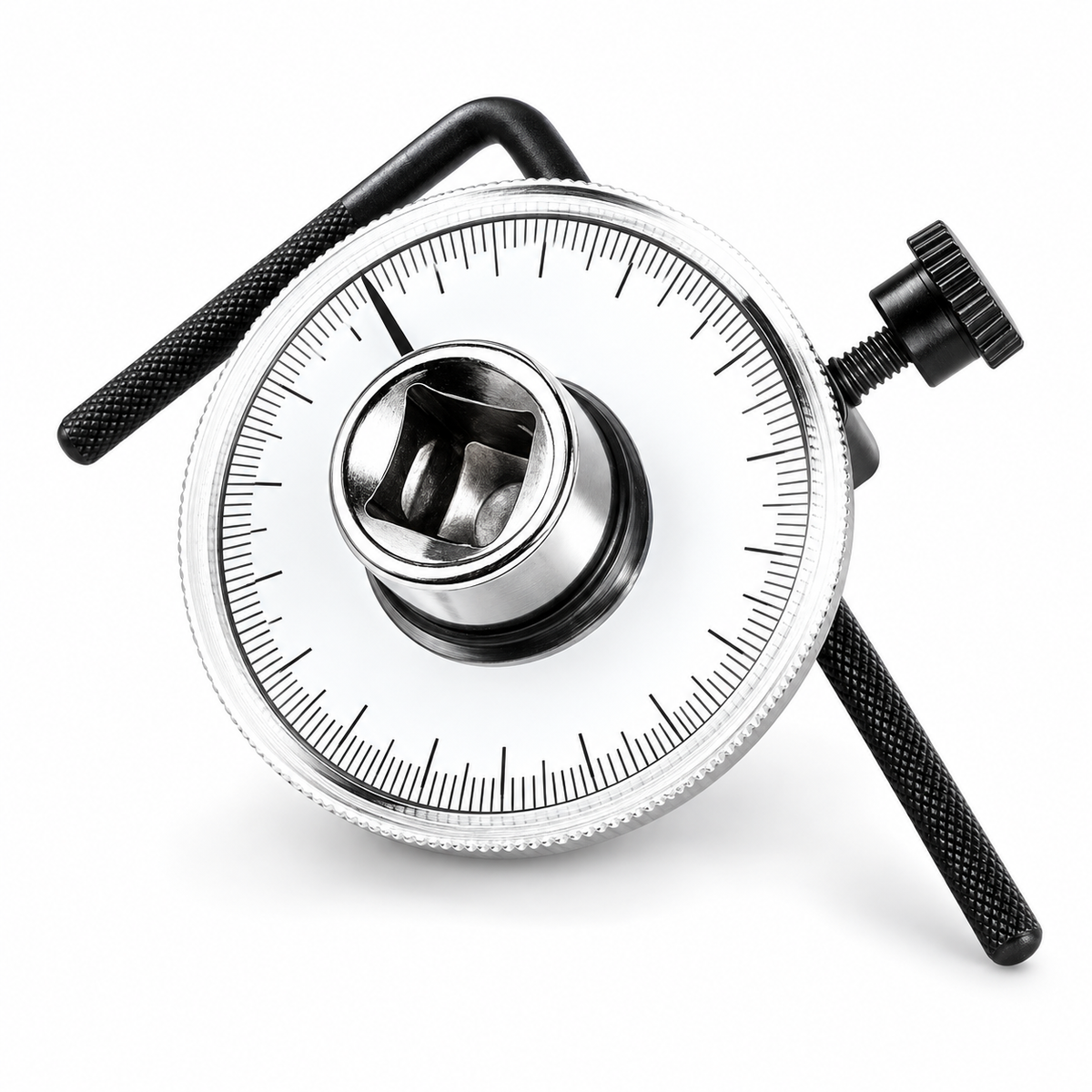 Dial Torque Wrench Torquemeter Automotive Hand Tool Auto Service Garage Equipment Calibrated In Degrees - Pro Torque Tool