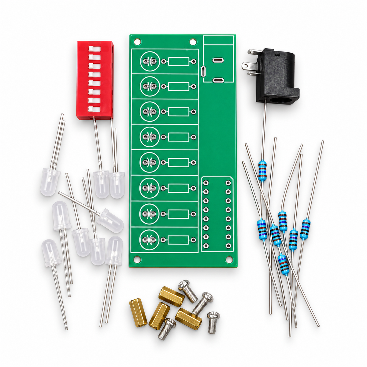 DIY Soldering Practice Kit - Learn electronics and improve your skills with easy-to-assemble circuit boards