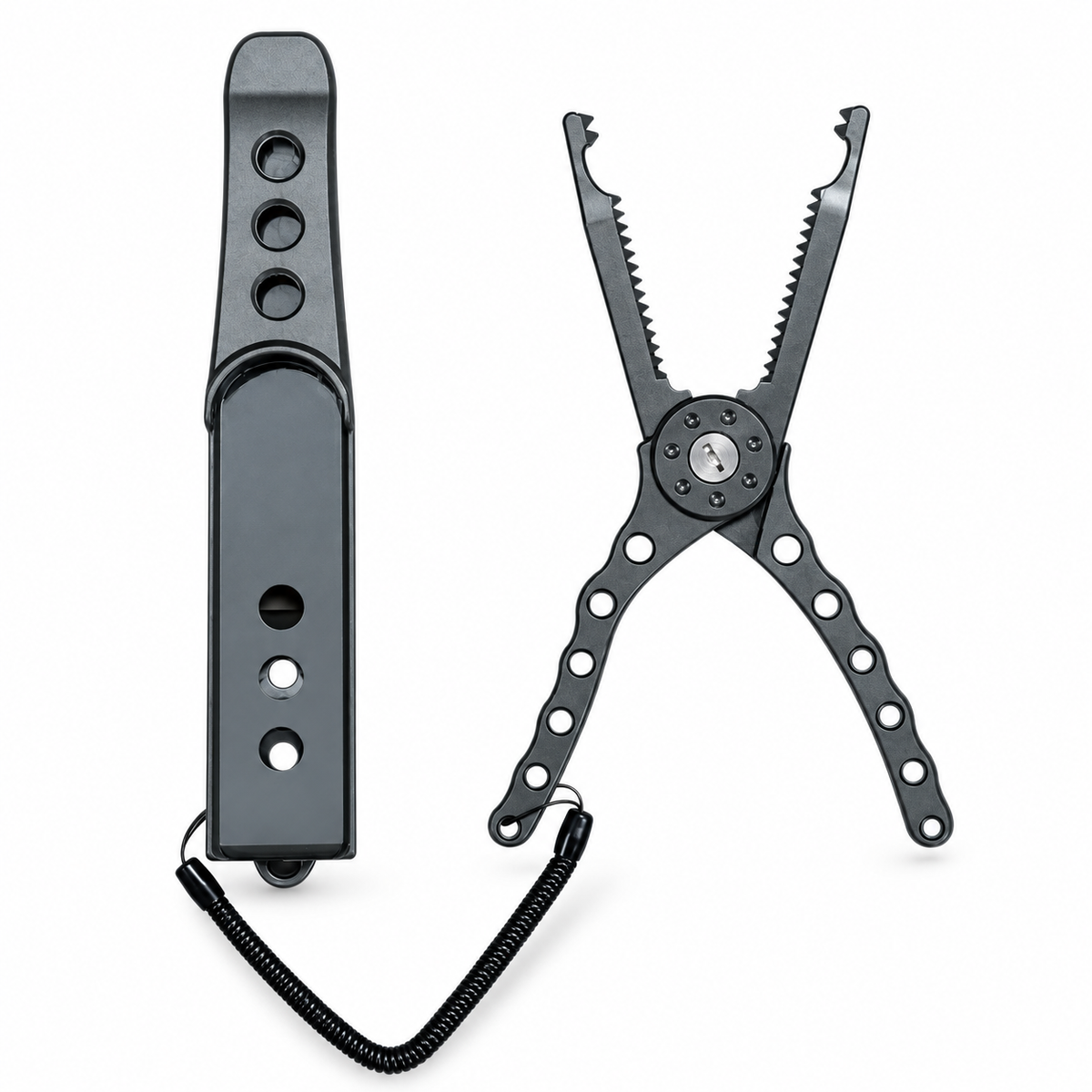 Fish Lip Clamps Fish Clamp Fishing Flat Tweezers Tackle Tool Fish Controllers Grippers Skidproof Fishing Fish Lip Pliers