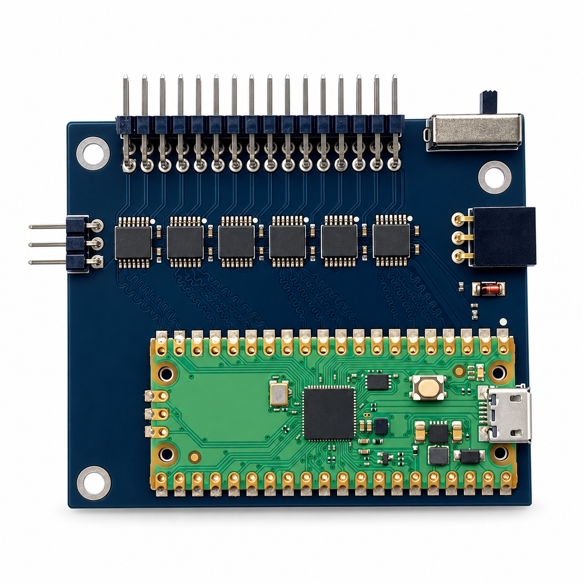 ABQR Logic Analyzer V6.0 RP2350 2 400MHz 24 Channel Logic Analyser Software is Available for , OSX and Linux