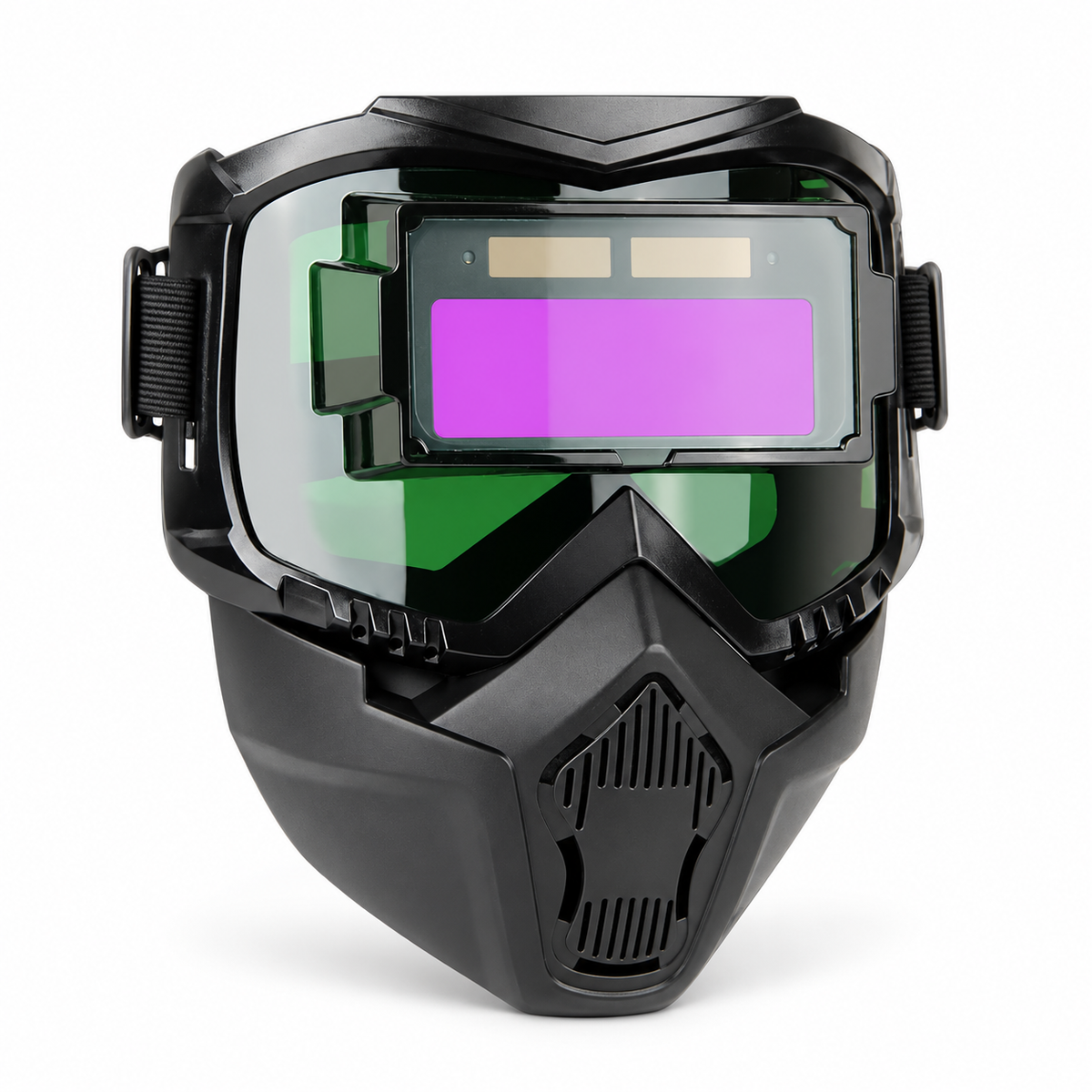 Welding Helmet Auto Darkening Breathable Welding Protector Welder Face Protector Soldering Protective Hood for Polishing