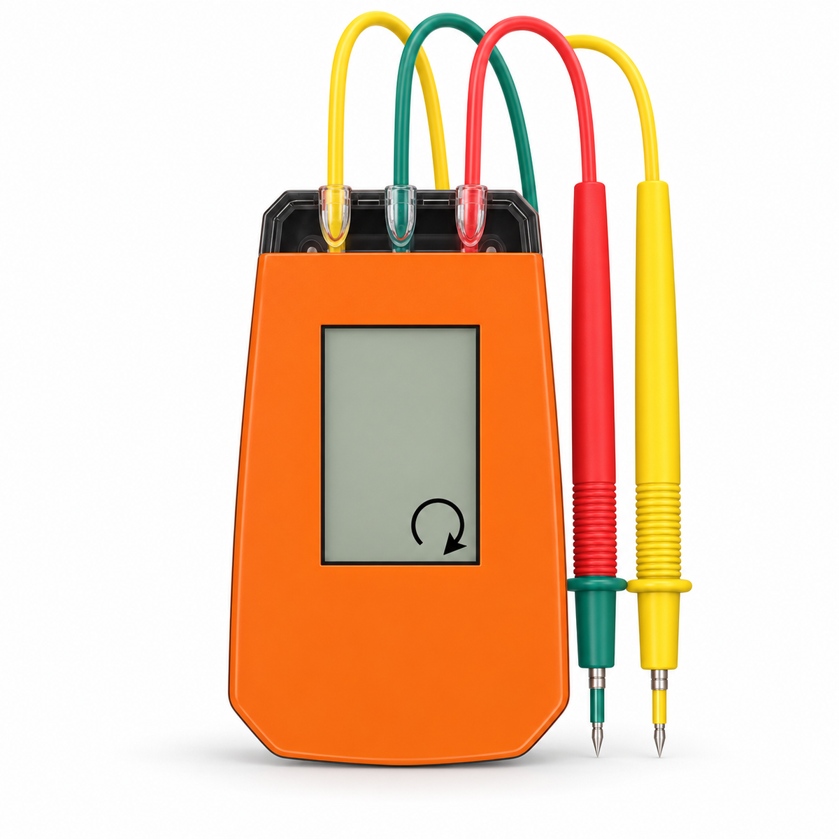 SWEVY Portable Phase Sequence Tester, 3-Phase AC Rotation Meter, Voltage/Current Detector, Phase Rotation Indicator for Electri