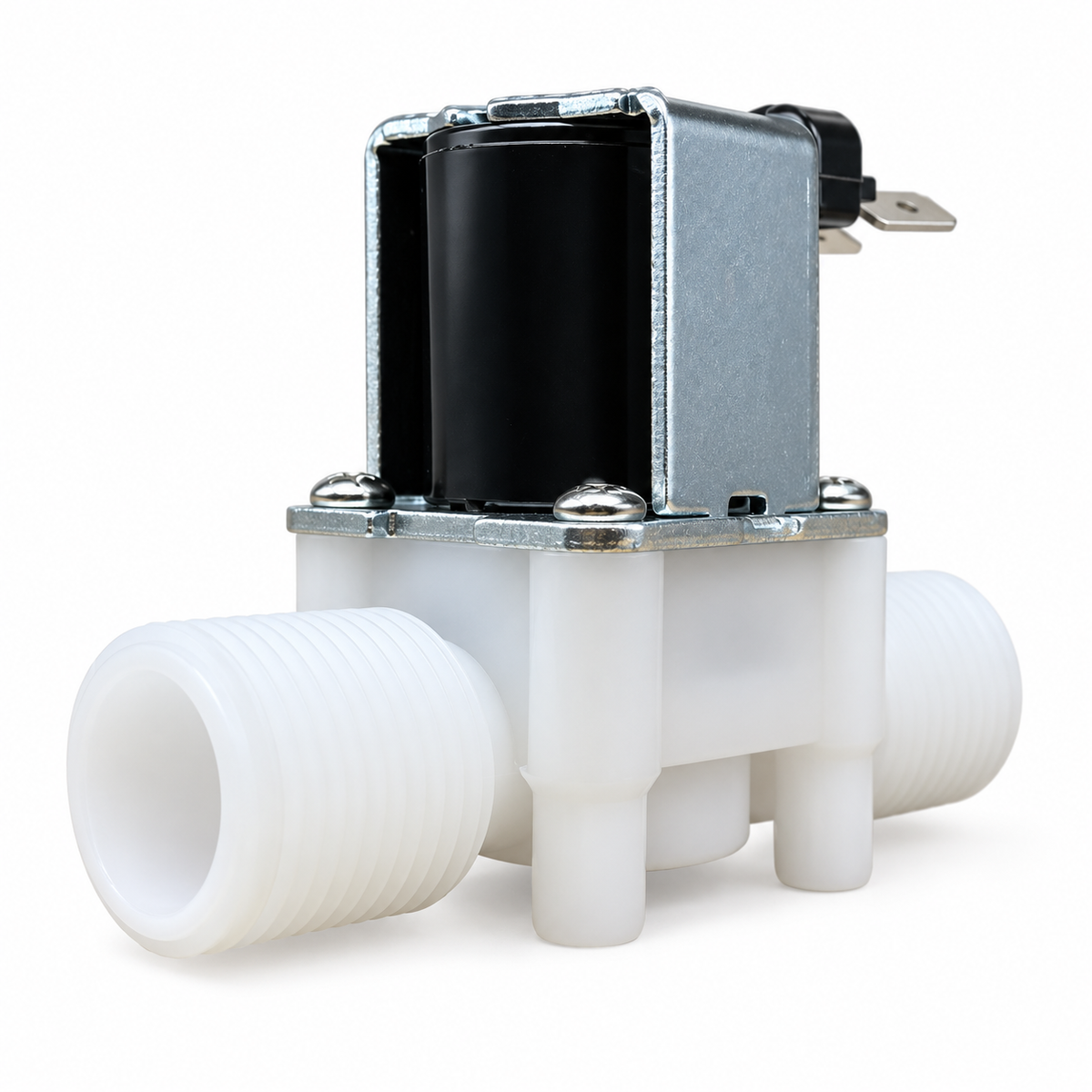 1/2" 3/4" Male Thread Solenoid Valve AC 220V DC 12V 24V Water Control Valve Controller Switch Normally Closed Normally Open