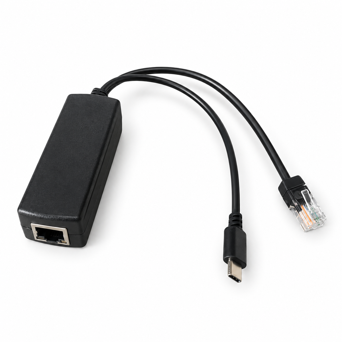 1/2 Pieces 10M/100M 48V To 5V POE Splitter Standard Isolated Type-C USB Power Supply Module POE Splitter