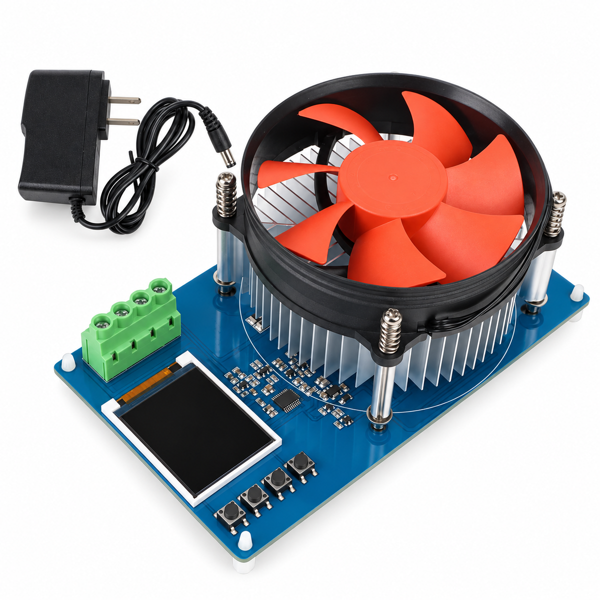 Electronic Load 4-wire Lithium Battery Tester Digital Analyzer US Plug Battery Tools Adjustable Testing Module 150W 20A DC