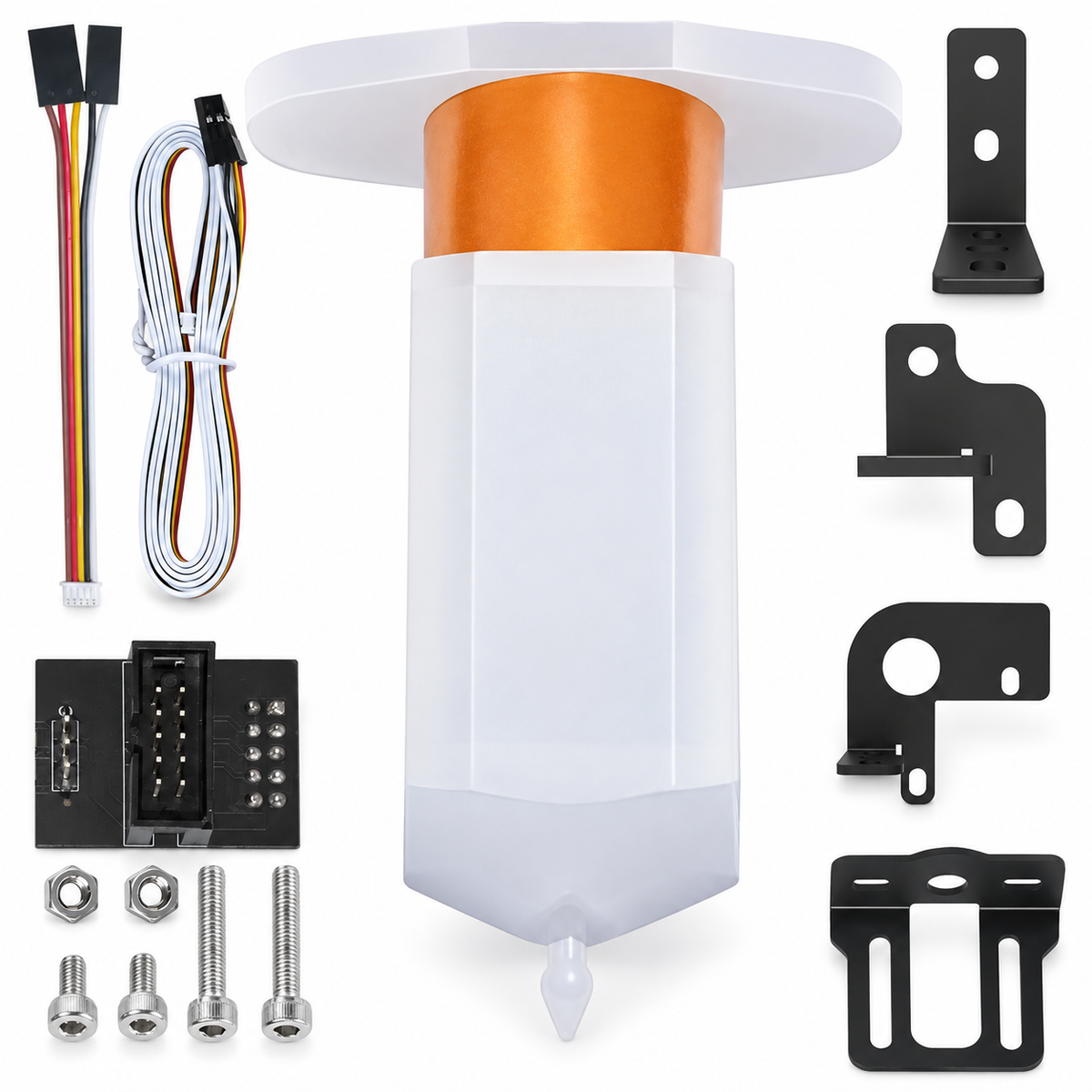 Upgrade BL- Touch V3.2 Auto Bed Leveling Sensor with 4 Brackets BL - Touch Kit for 8 or 32 Bit Motherboard