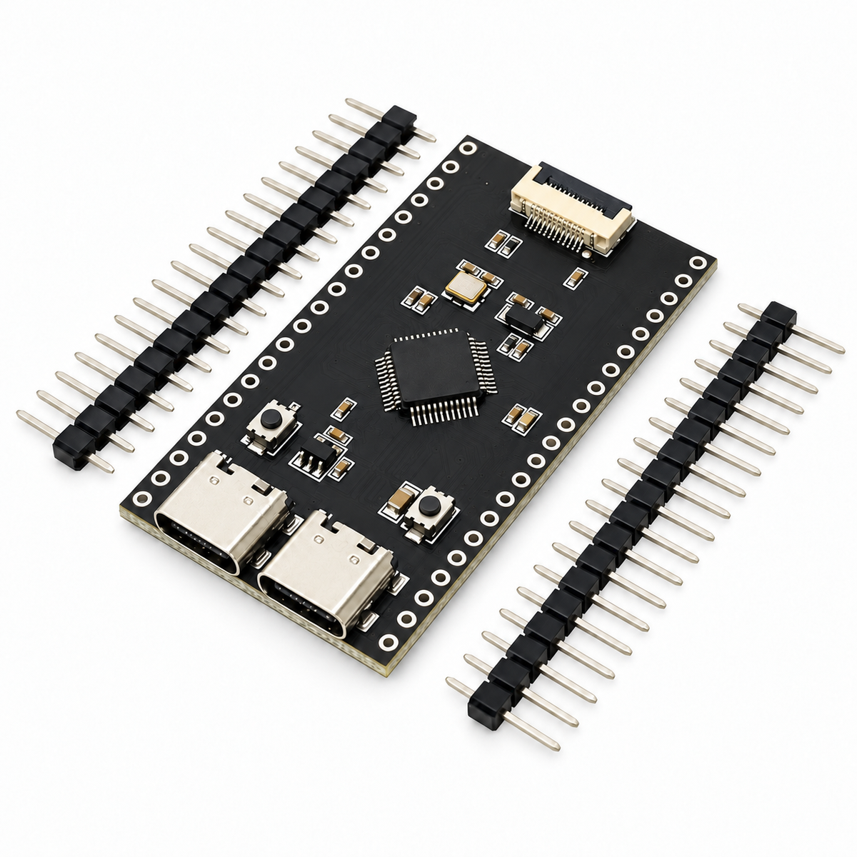 CH32V203 Development Board Module RISC-V Open Source Dual TYPE-C 64KB FLASH with SD FPC 12PIN Minimum System 144Mhz Core Board