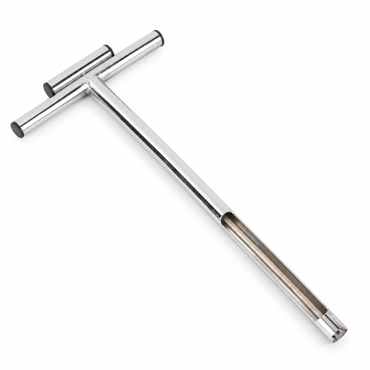 Soil Sample Probe with Ejector Tubular Stainless Steel Rod T Shaped Handle for Plant Care Garden Farm
